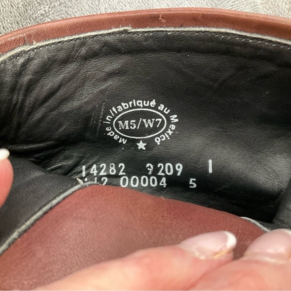 John Fluevog Shoes Living Malcolm Goodyear Welt Zipper Gusset Men Sz 5 & W Sz 7 - Picture 3 of 13